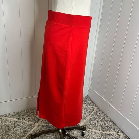 Banana Republic Womens Size Small Pull On Sweater Skirt Red Elastic Waist NWT - Picture 3 of 8